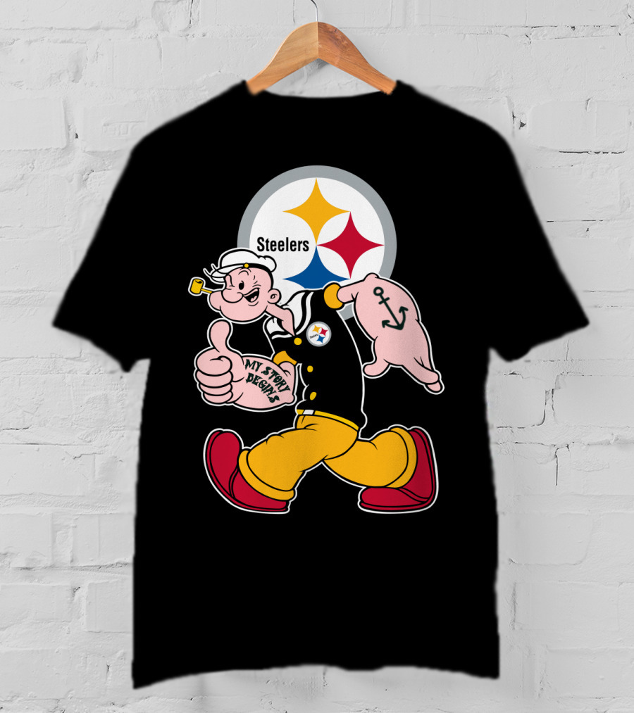 Pittsburgh Steelers My Story Begins Anchor T-Shirt