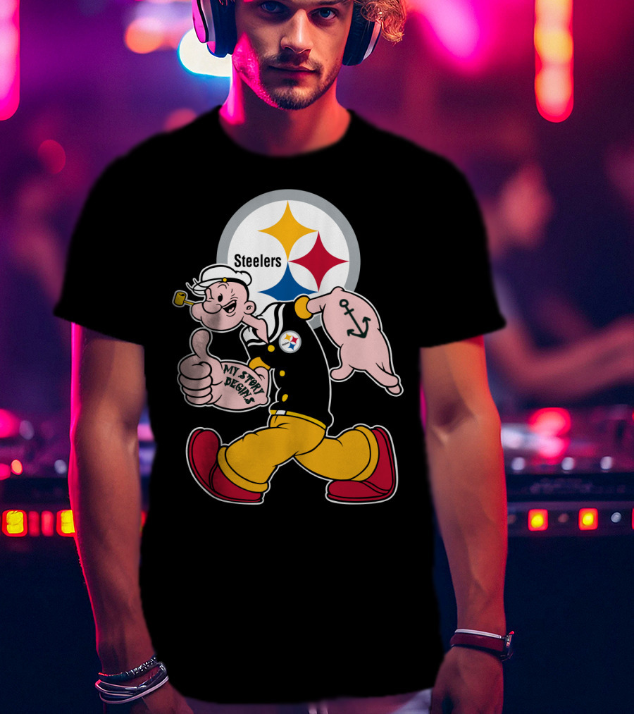 Pittsburgh Steelers My Story Begins Anchor T-Shirt