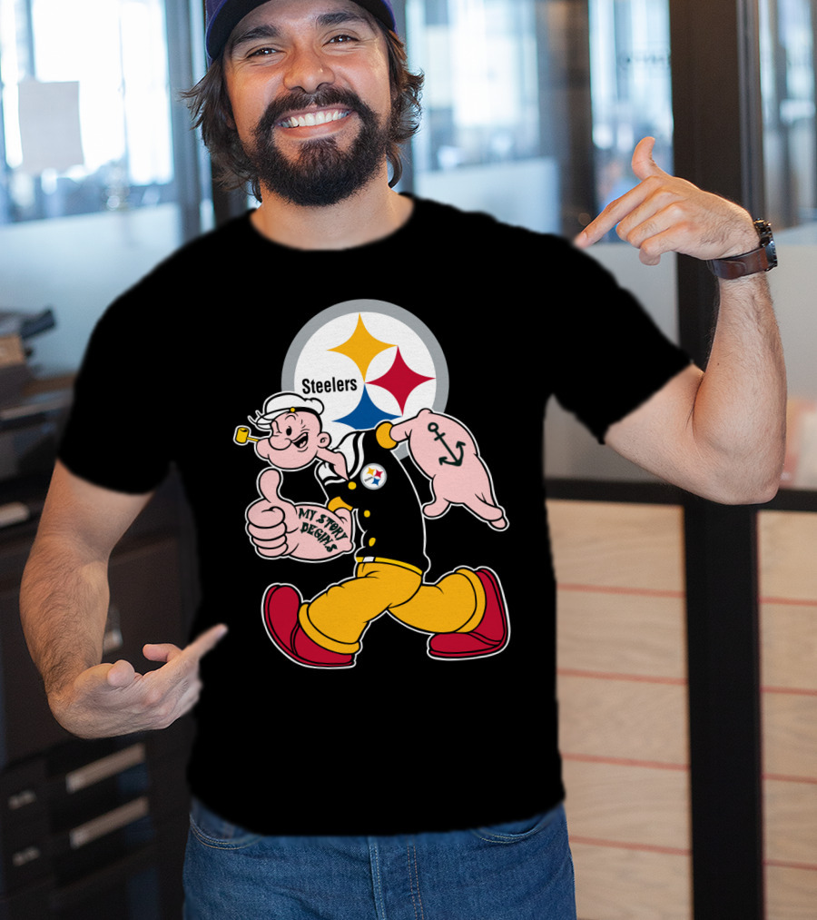 Pittsburgh Steelers My Story Begins Anchor T-Shirt