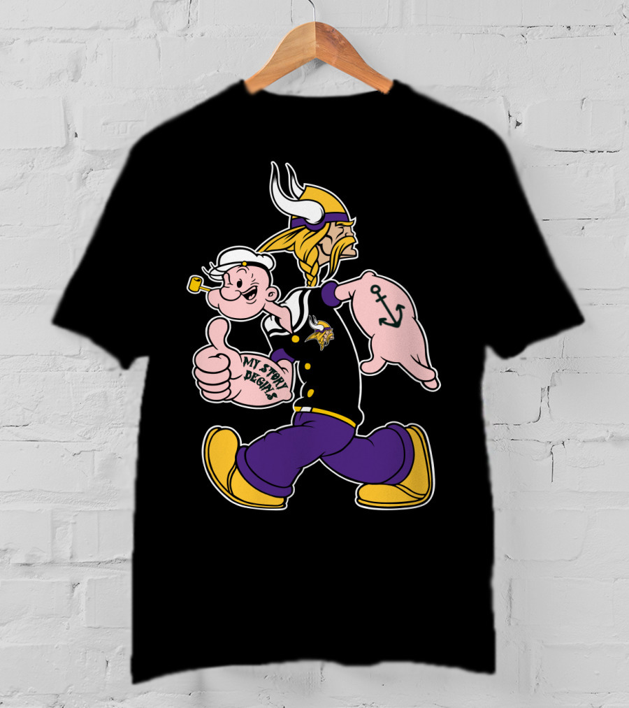 My Story Begins Minnesota Vikings T-Shirt