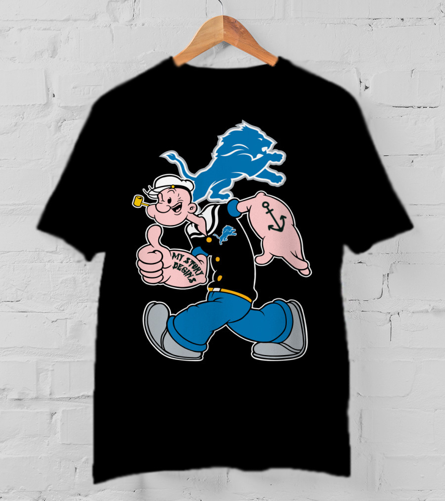 My Story Begins Detroit Lions T-Shirt