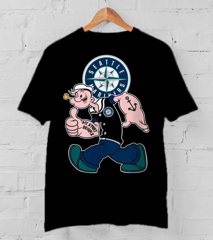 Seattle Mariners Popeye My Story Begins T-Shirt