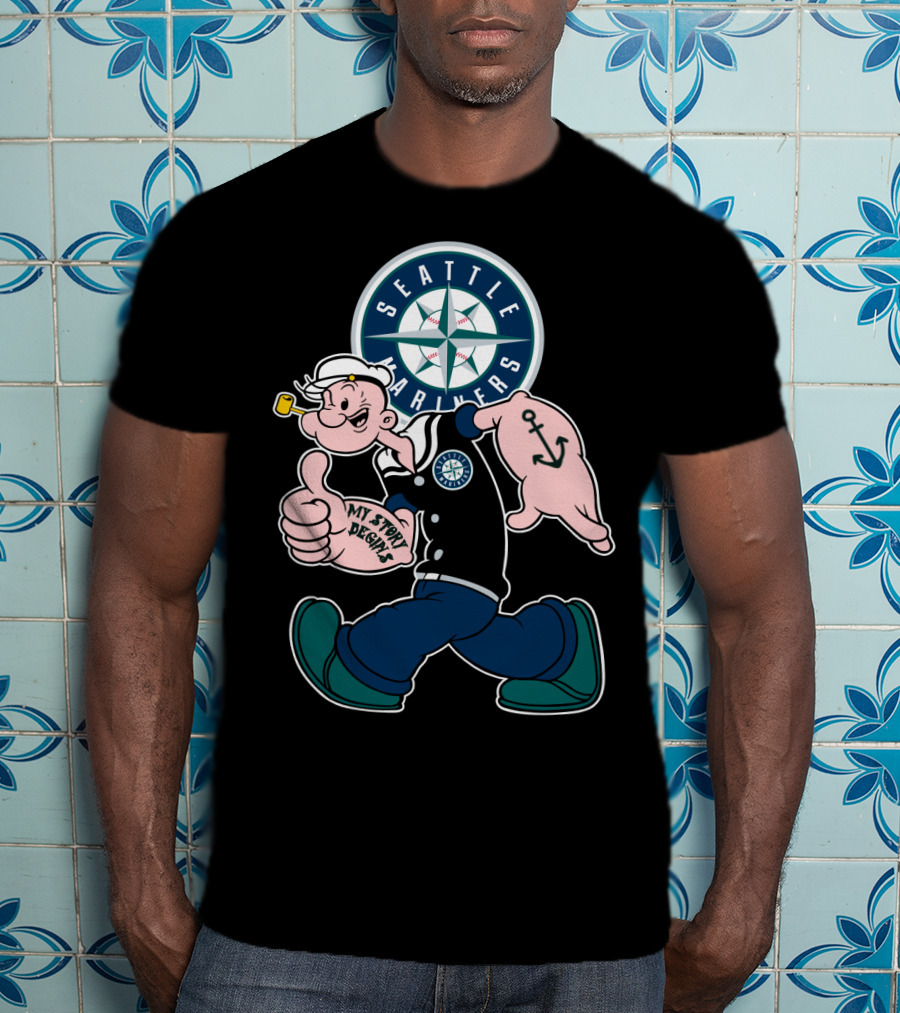 Seattle Mariners Popeye My Story Begins T-Shirt