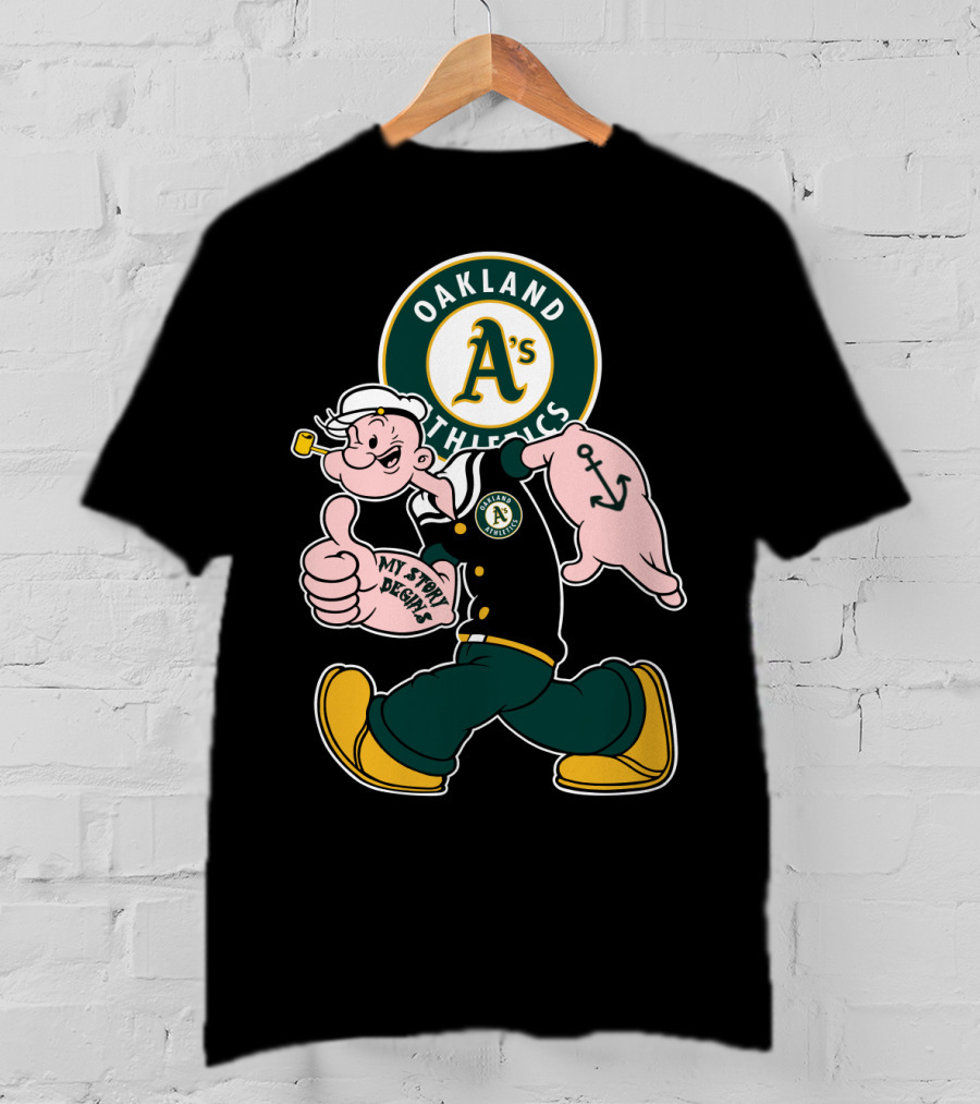 Oakland Athletics A's My Story Begins 38 T-Shirt