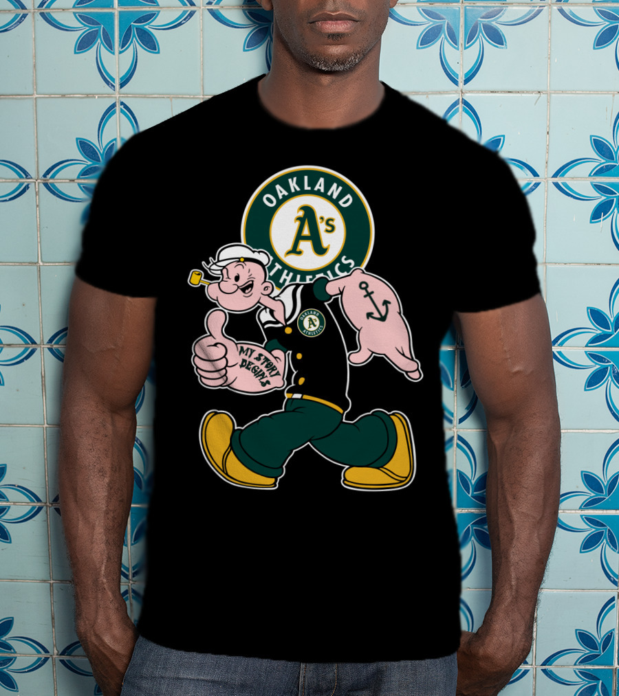 Oakland Athletics A's My Story Begins 38 T-Shirt