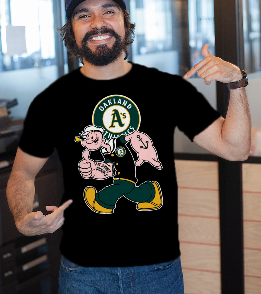 Oakland Athletics A's My Story Begins 38 T-Shirt