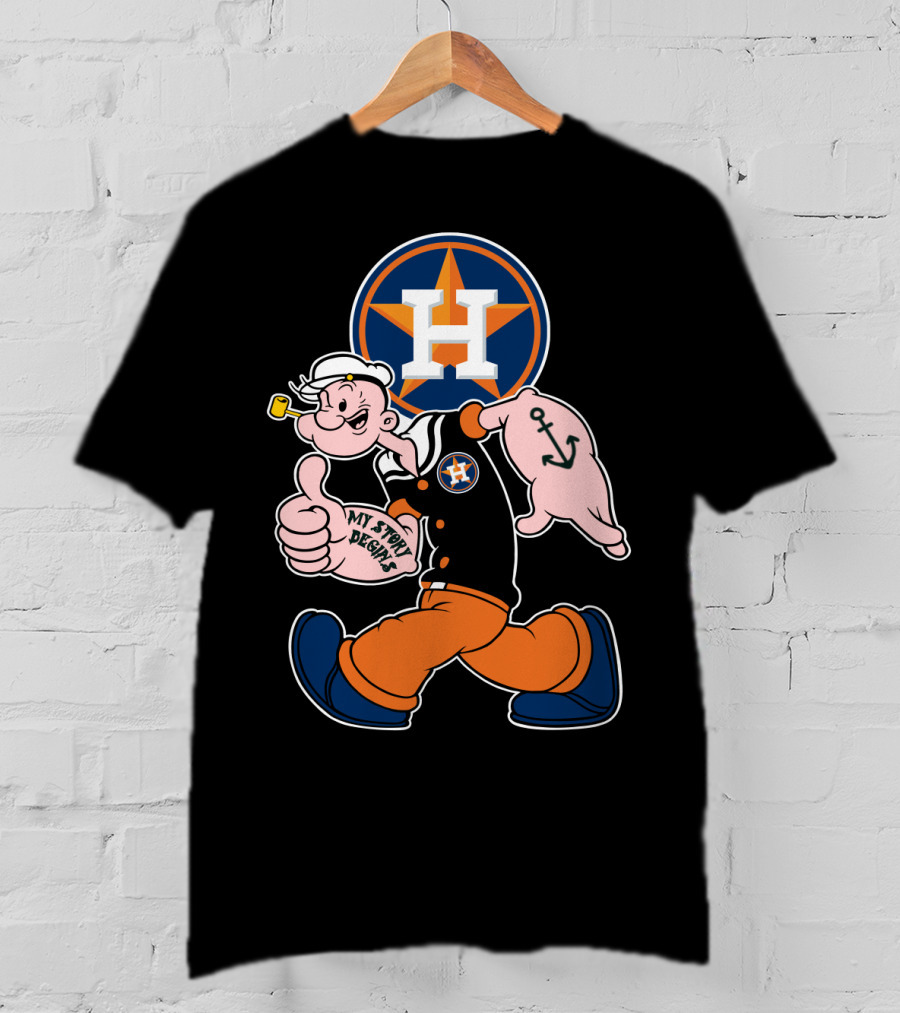 Houston Astros Popeye My Story Begins T-Shirt