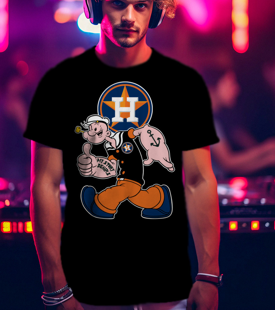 Houston Astros Popeye My Story Begins T-Shirt