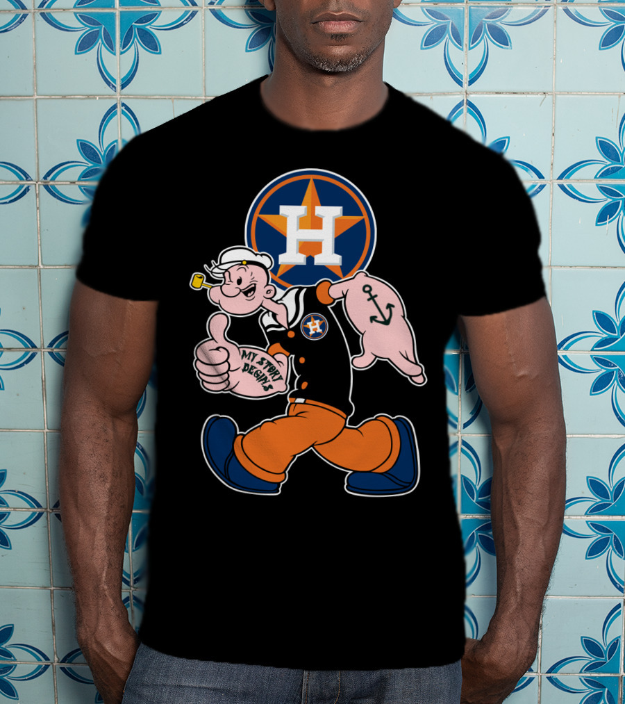Houston Astros Popeye My Story Begins T-Shirt