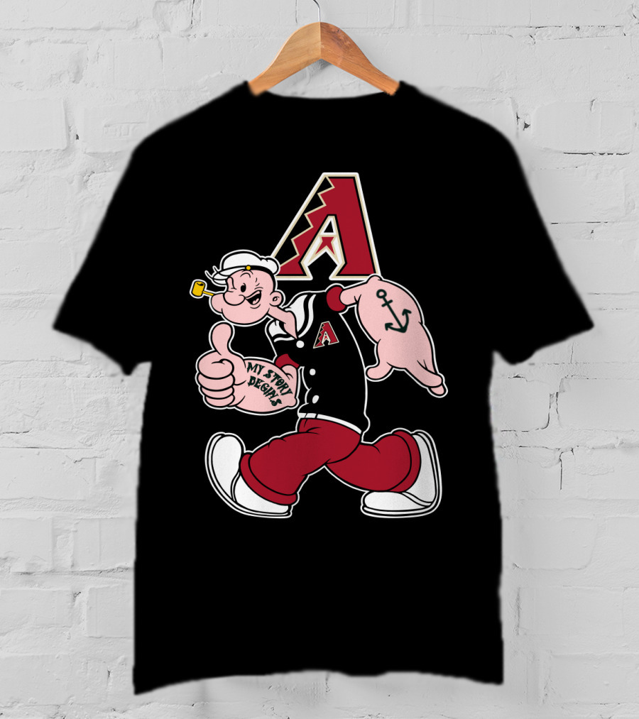 Arizona Diamondbacks Popeye My Story Designs T-Shirt