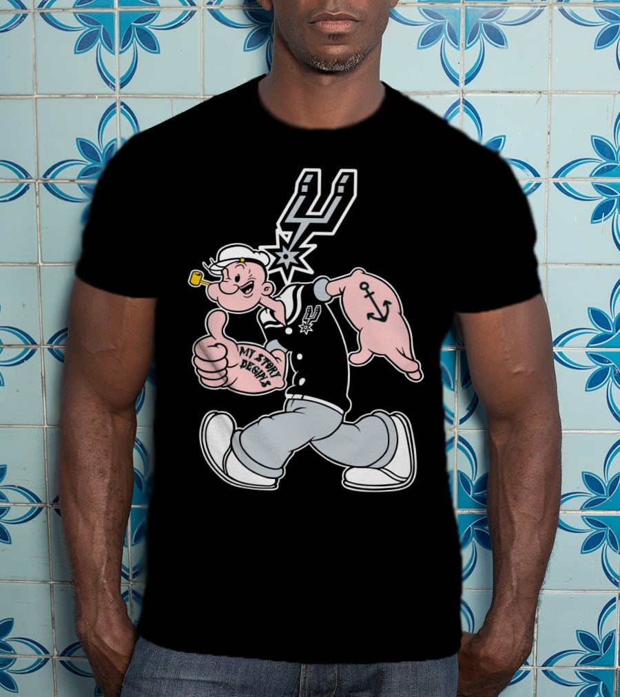 San Antonio Spurs My Story Designs 1996 T-Shirt