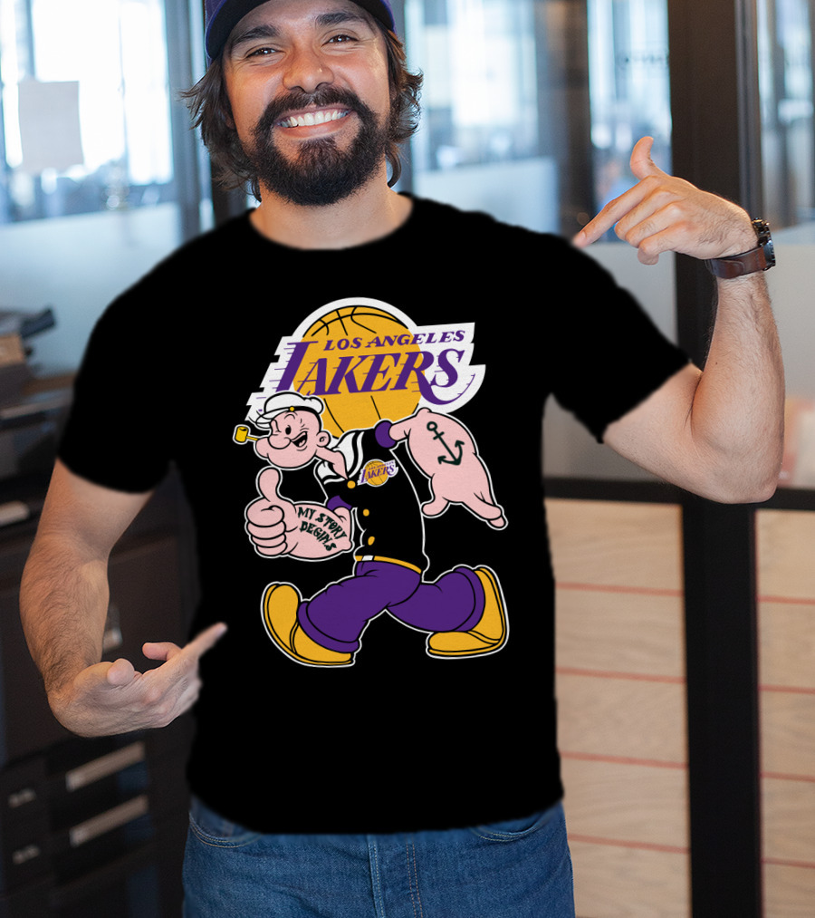 Los Angeles Lakers My Story Begins T-Shirt