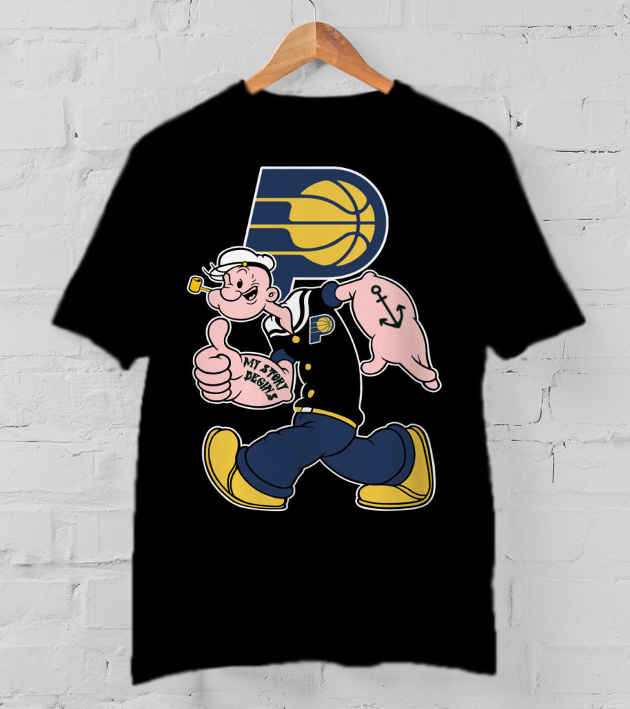 Indiana Pacers P Illustrated By My Story Designs T-Shirt