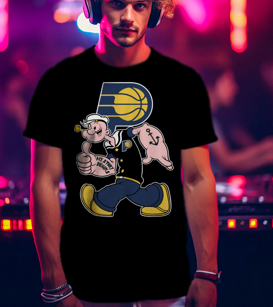 Indiana Pacers P Illustrated By My Story Designs T-Shirt