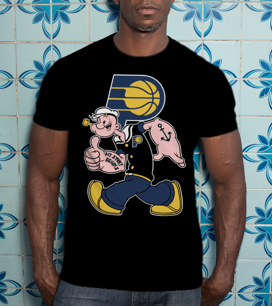 Indiana Pacers P Illustrated By My Story Designs T-Shirt