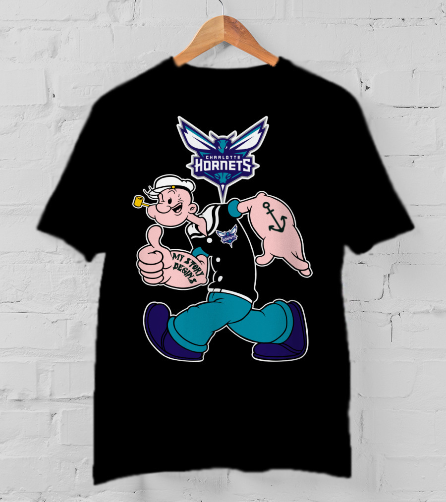 Charlotte Hornets My Story Designs T-Shirt