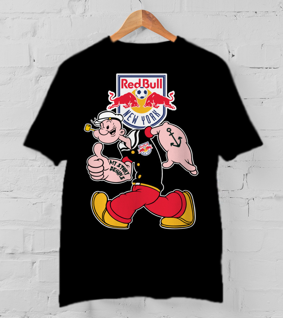 New York Red Bulls Popeye My Story Begins T-Shirt