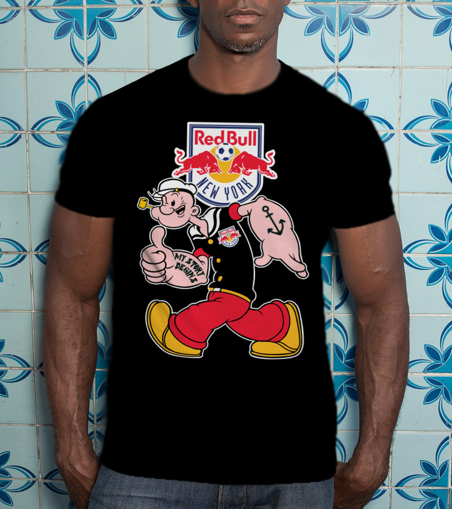 New York Red Bulls Popeye My Story Begins T-Shirt