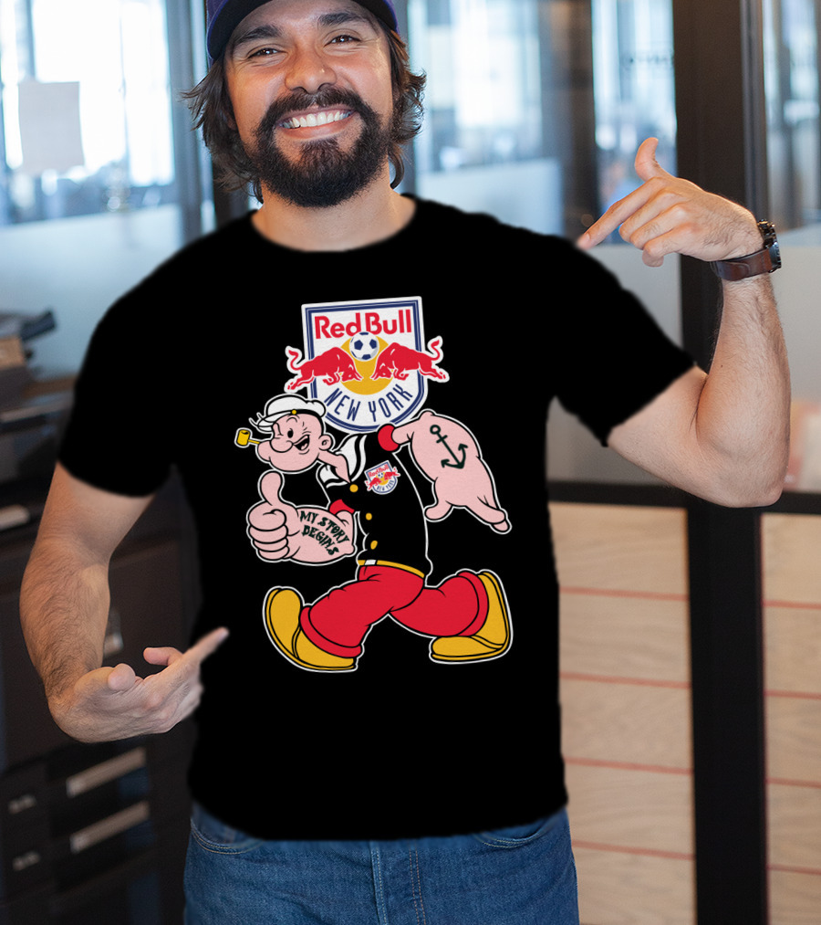 New York Red Bulls Popeye My Story Begins T-Shirt