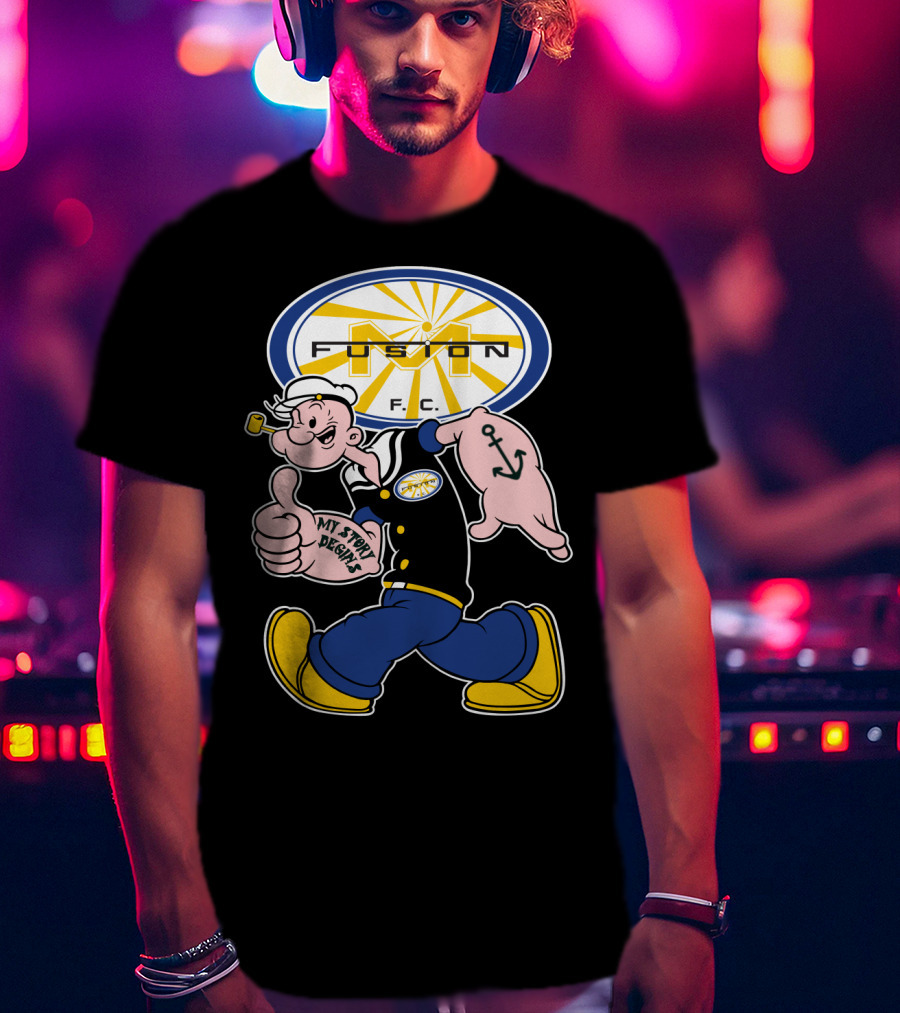 Fusion F.c. 137 Miami My Story Begins Anchor Sailor Character T-Shirt