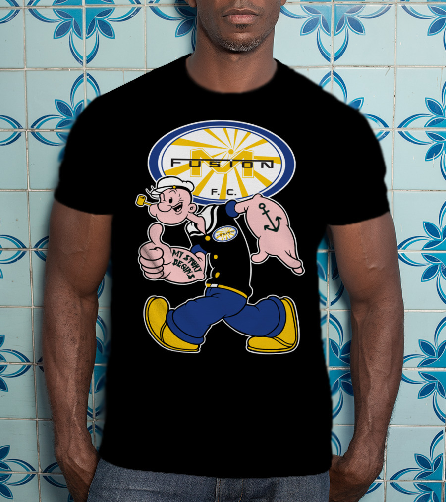 Fusion F.c. 137 Miami My Story Begins Anchor Sailor Character T-Shirt