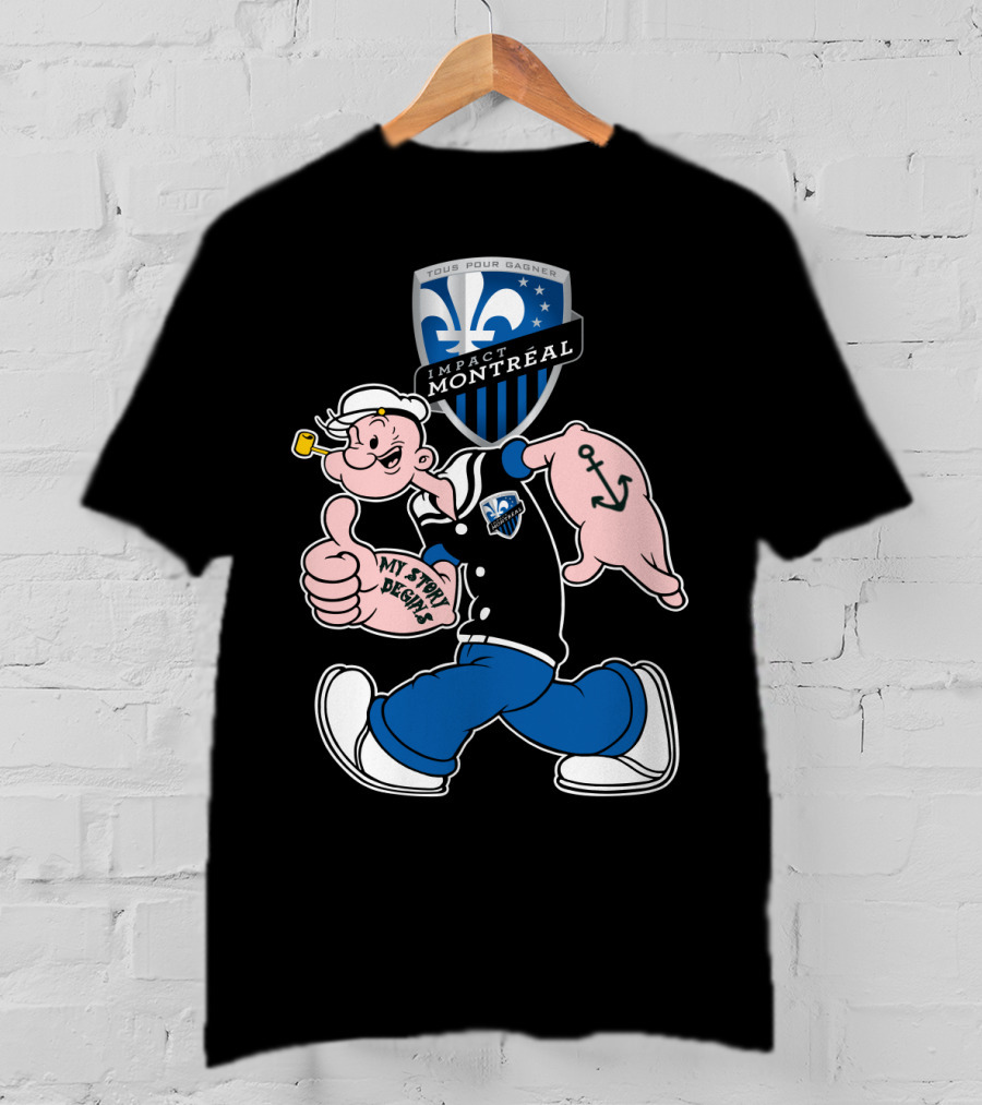 Tous Pour Gagner Impact Montreal My Story Designs T-Shirt