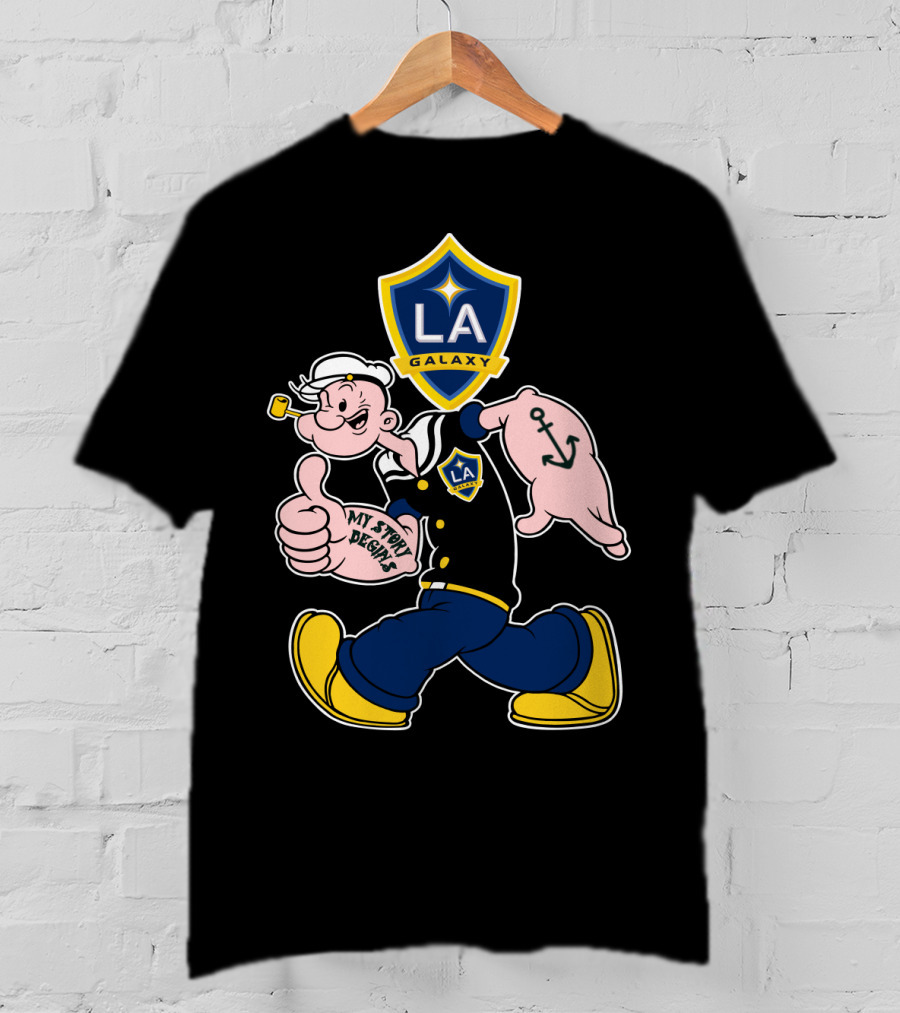 Popeye My Story Begins La Galaxy T-Shirt