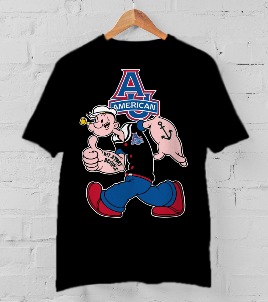 American Eagles Popeye My Story Begins Anchor T-Shirt