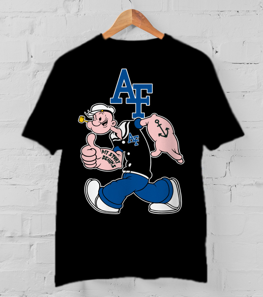 Af Air Force Falcons My Story Begins T-Shirt