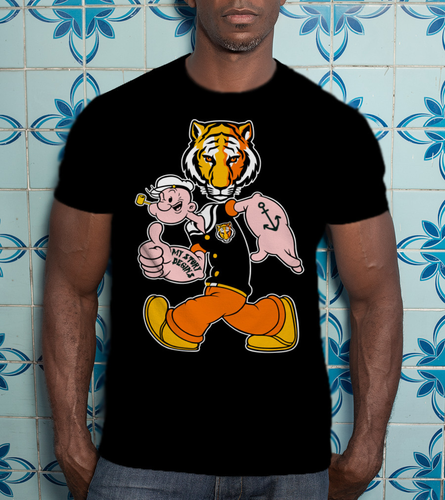 Depauw Tigers My Story Begins Tiger And Sailor T-Shirt
