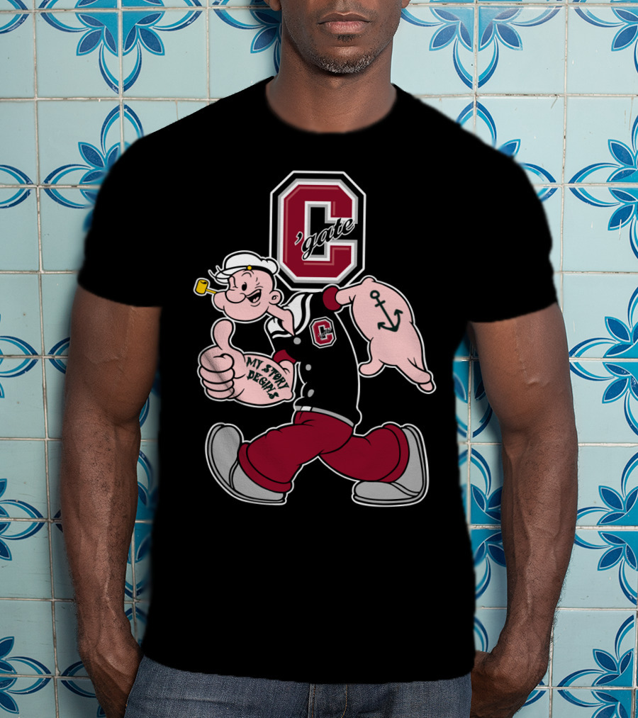 Colgate Raiders Popeye C'gate My Story Begins T-Shirt