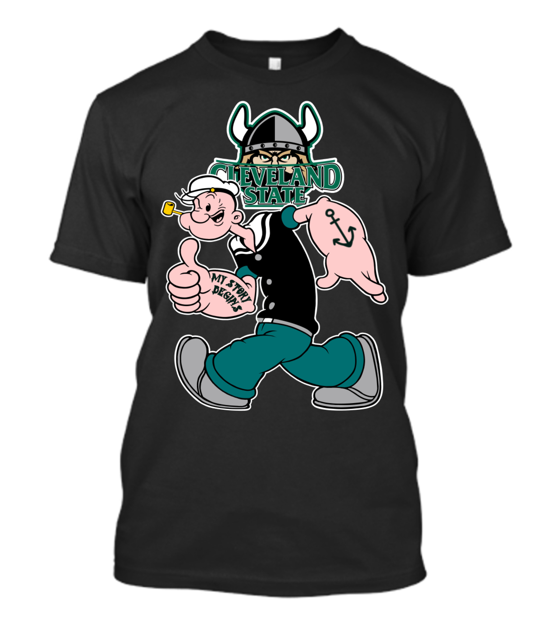 Cleveland State Vikings My Story Begins T-Shirt
