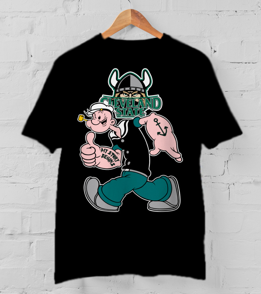 Cleveland State Vikings My Story Begins T-Shirt