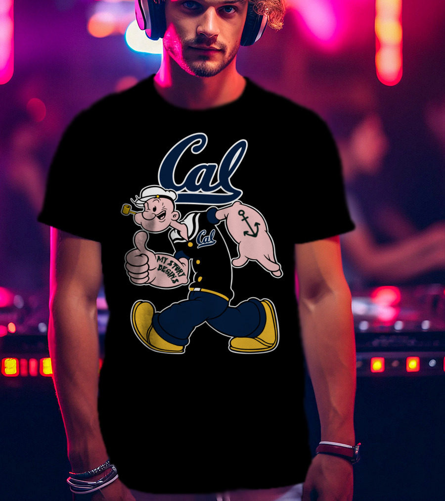 Cal California Golden Bears Popeye Anchor My Story Begins T-Shirt