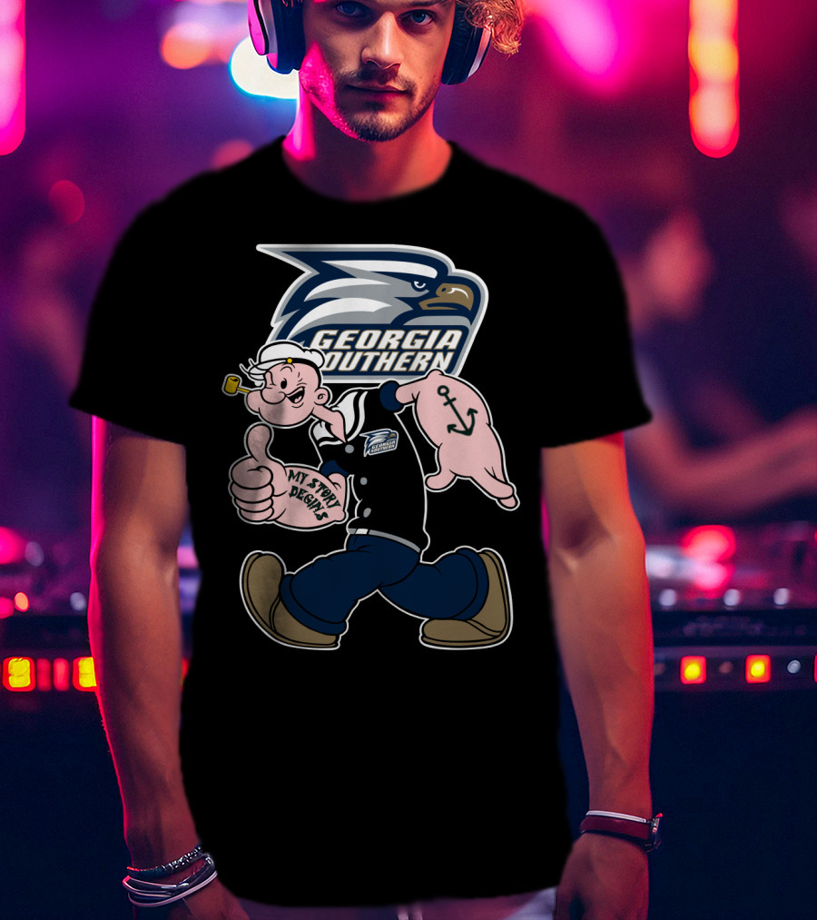 Georgia Southern Eagles My Story Begins Sailor Mascot T-Shirt