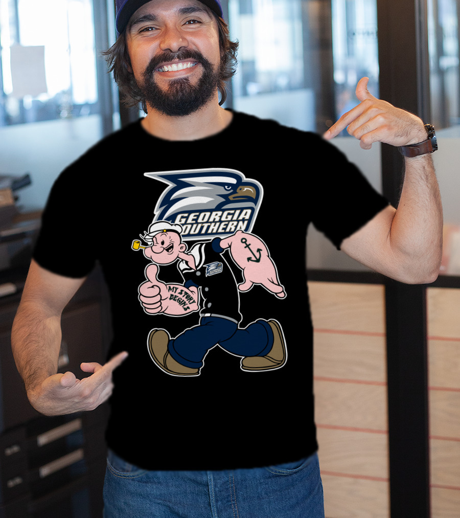Georgia Southern Eagles My Story Begins Sailor Mascot T-Shirt