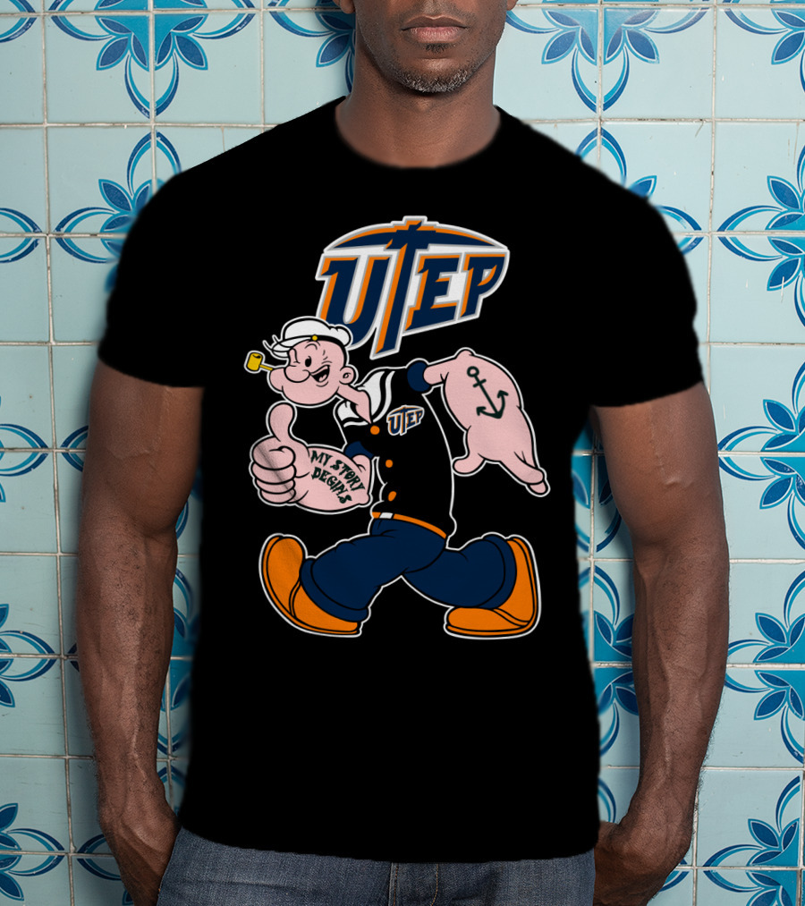 Utep Miners Popeye My Story Begins T-Shirt
