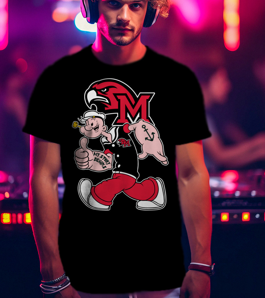 Miami (Oh) Redhawks Popeye My Story Begins T-Shirt