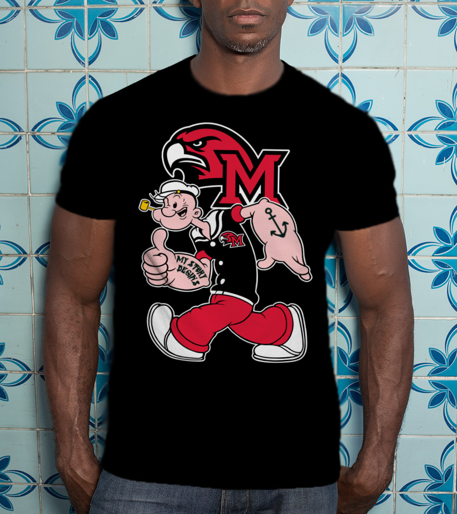 Miami (Oh) Redhawks Popeye My Story Begins T-Shirt