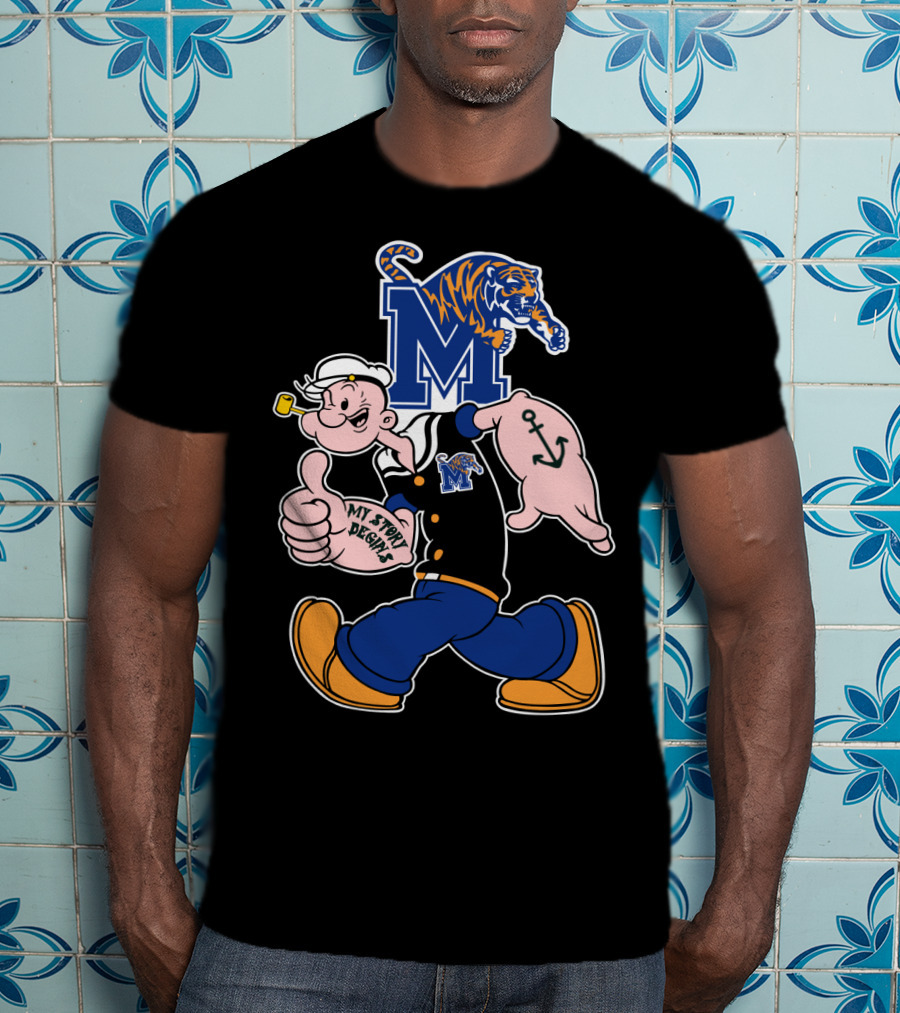 Memphis Tigers M Logo My Story Begins T-Shirt