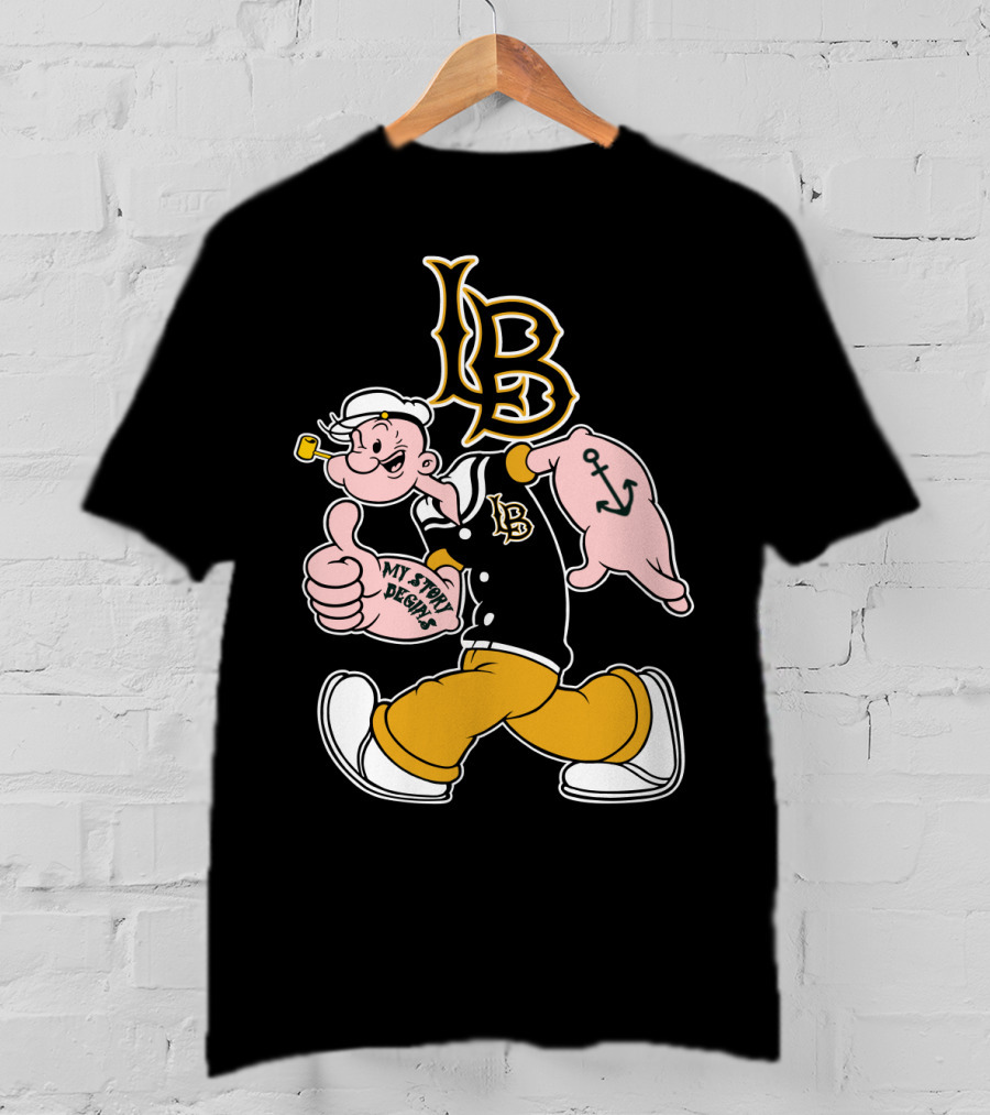 Lb My Story Begins Popeye Anchor T-Shirt
