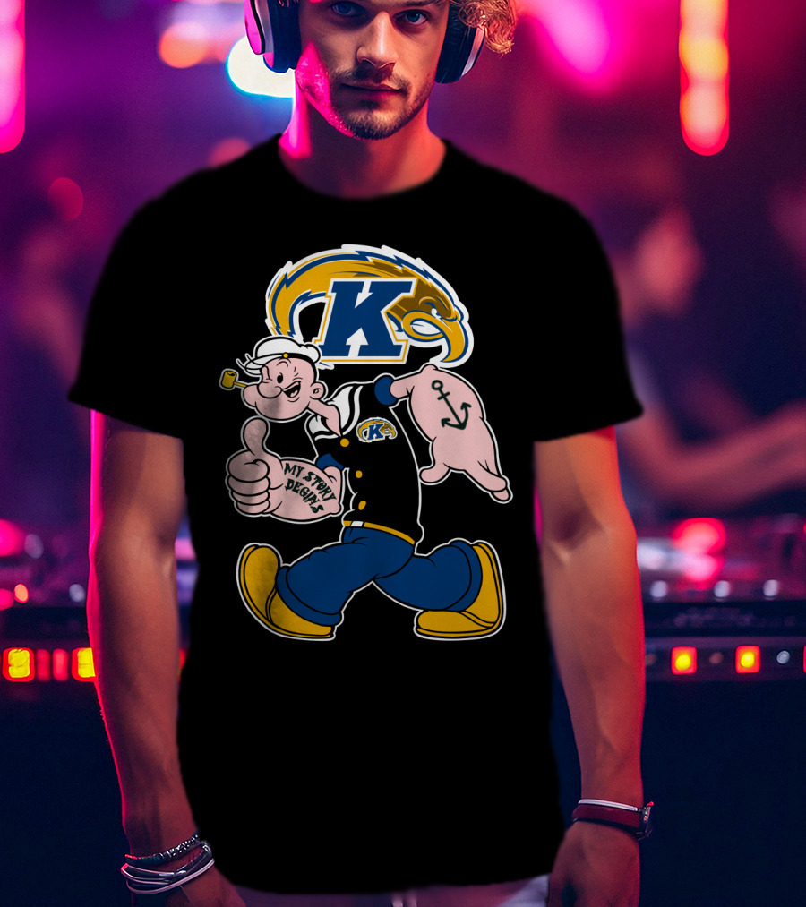 Kent State Golden Flashes Popeye My Story Begins T-Shirt