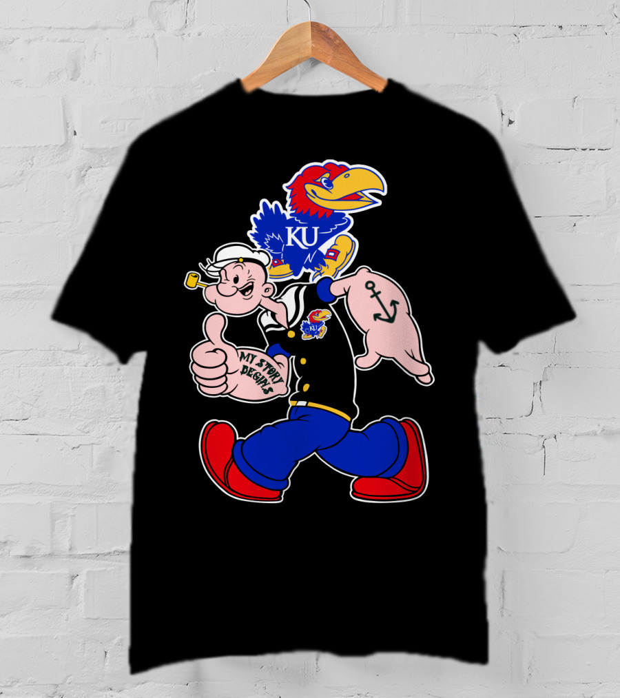 Kansas Jayhawks Ku My Story Begins T-Shirt
