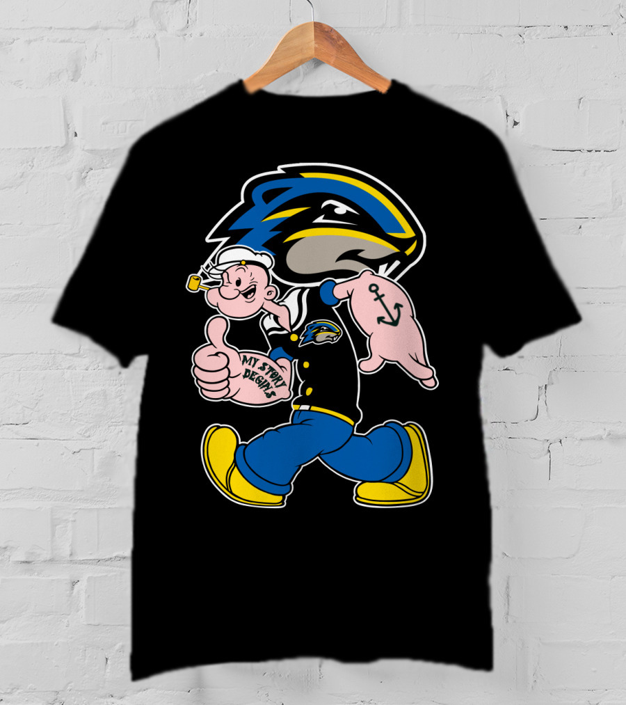 Goucher Gophers My Story Begins Walker With Anchor Tattoo T-Shirt