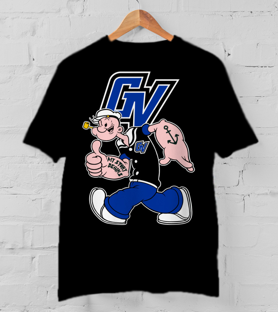 Gv Grand Valley State Lakers My Story Begins T-Shirt