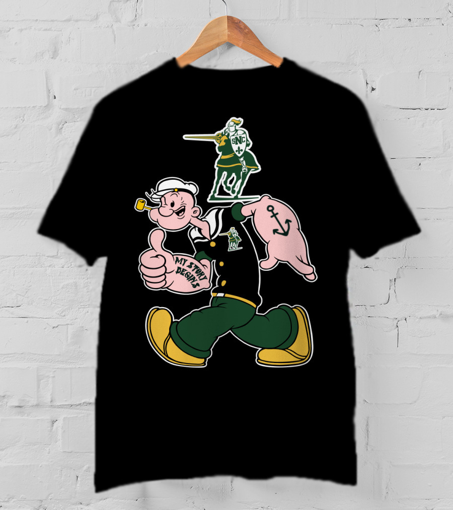 St Norbert Green Knights My Story Begins Snc T-Shirt