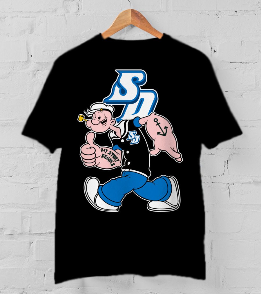 Sd 287 San Diego Toreros My Story Designs T-Shirt
