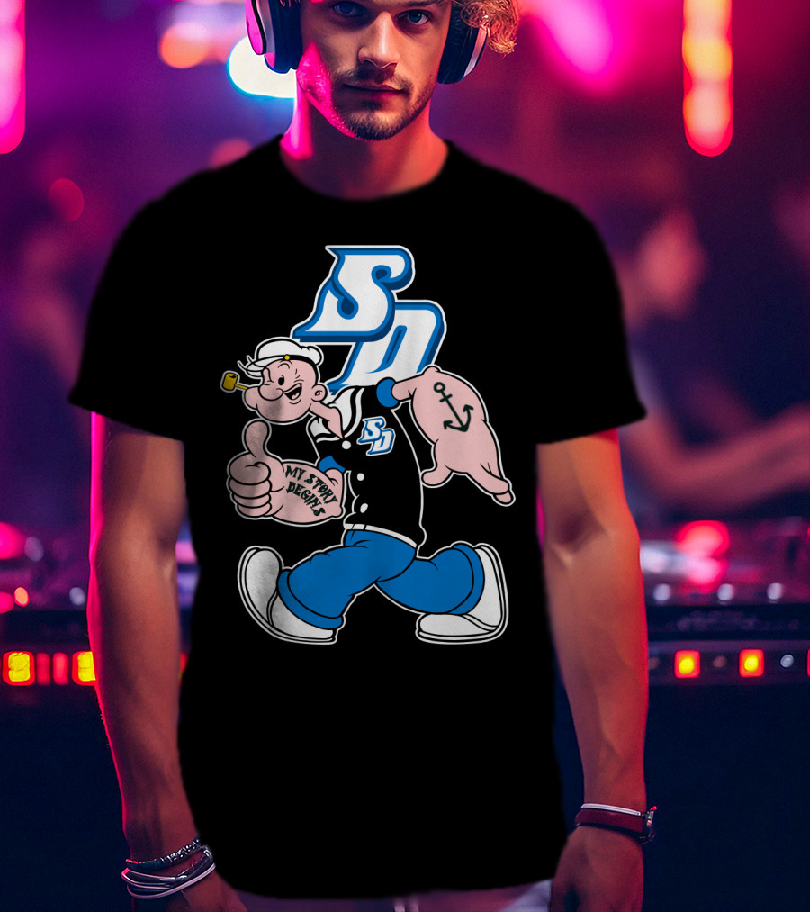 Sd 287 San Diego Toreros My Story Designs T-Shirt