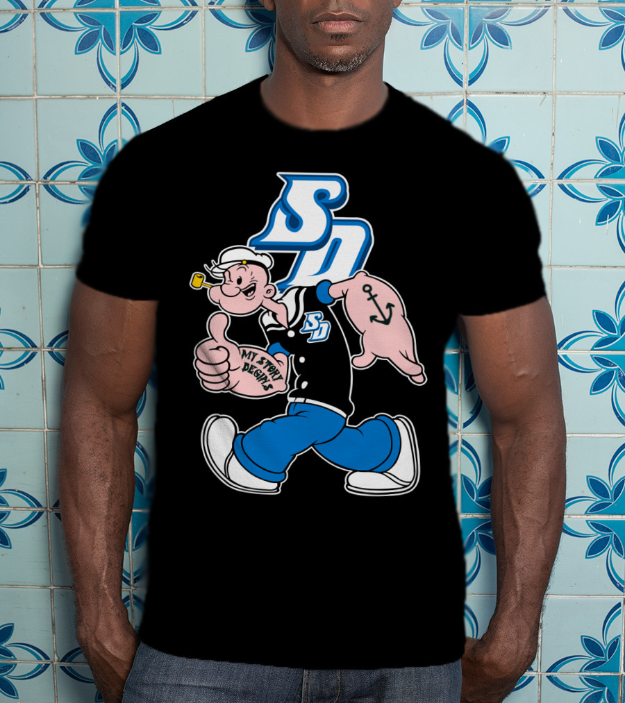 Sd 287 San Diego Toreros My Story Designs T-Shirt