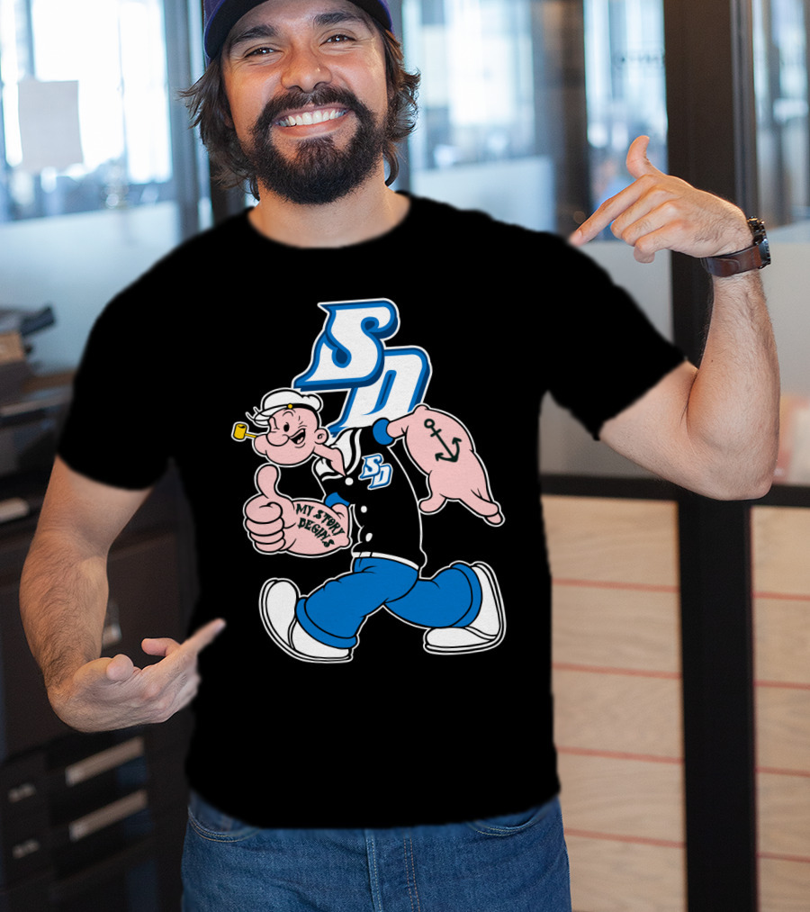 Sd 287 San Diego Toreros My Story Designs T-Shirt